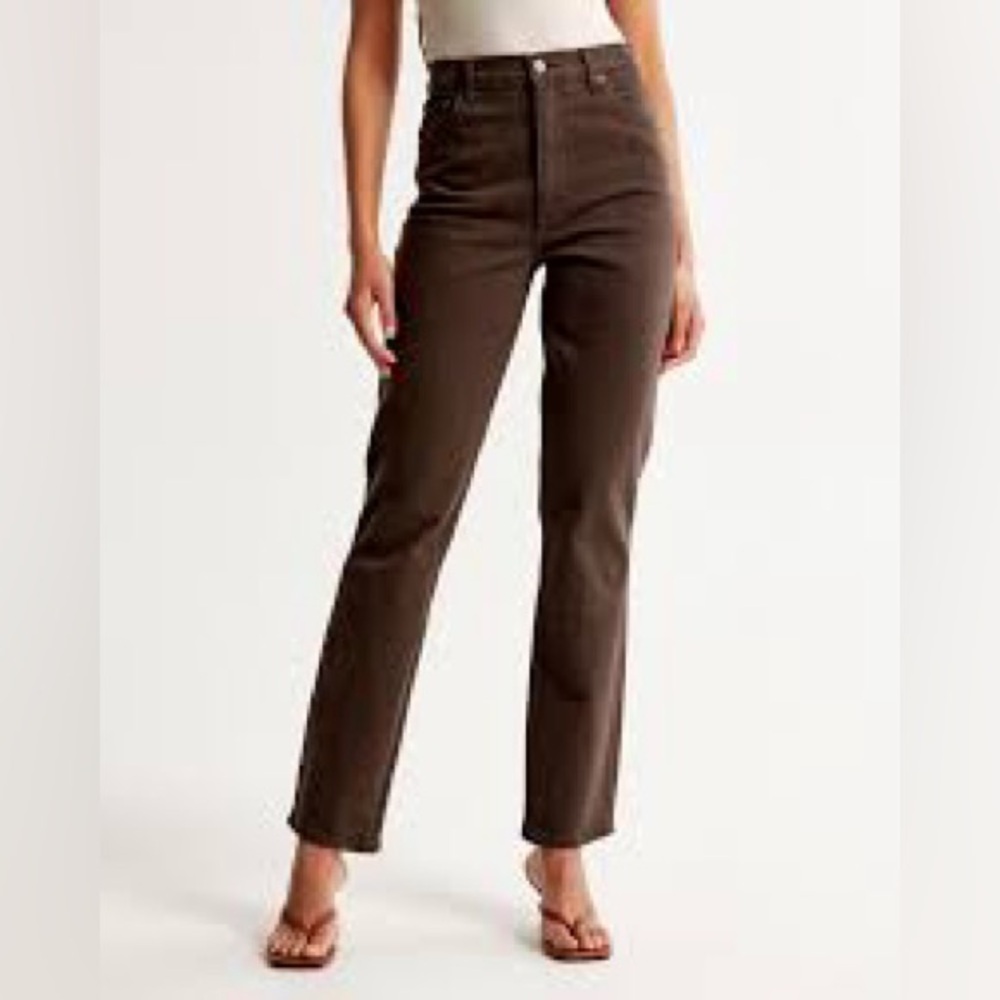 Abercrombie and Fitch brown jeans